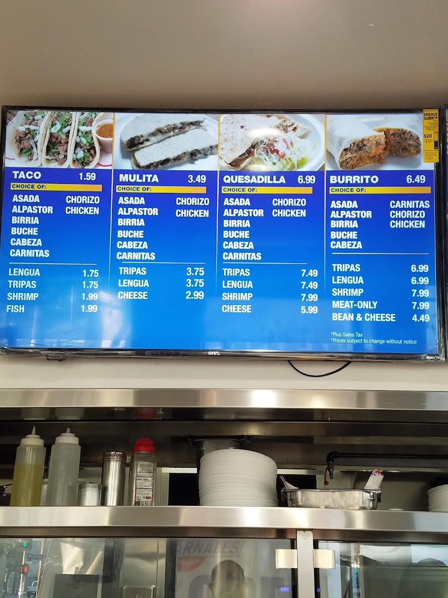 Tacos Los Carnales Menu - Image 2